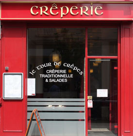 creperie, vue exterieure